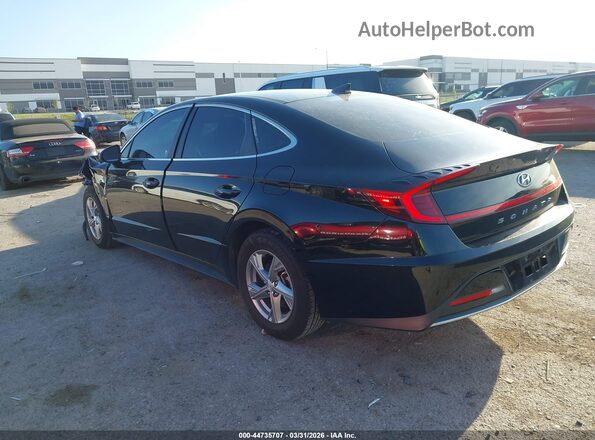 5NPEG4JAXMH126813 2021 HYUNDAI SONATA Black Trasero izquierdo