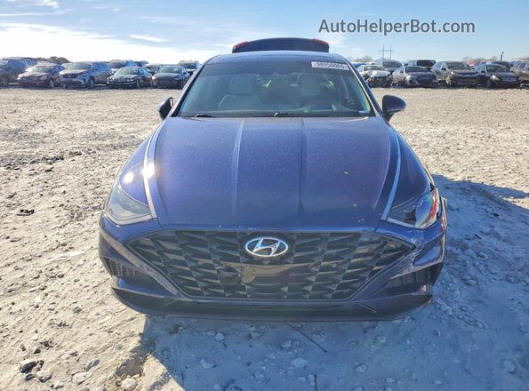 5NPEH4J20NH139903 2022 HYUNDAI SONATA Blue Widok z przodu