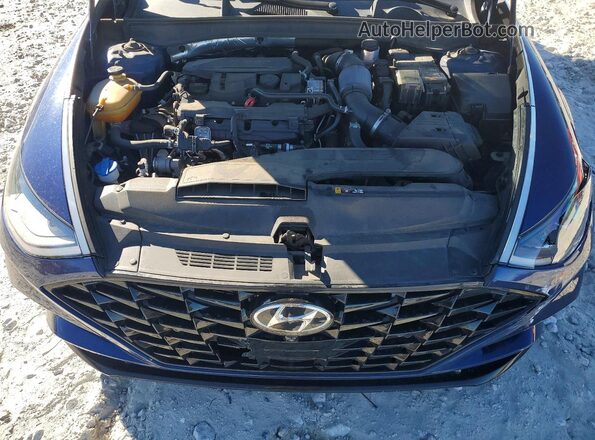 5NPEH4J20NH139903 2022 HYUNDAI SONATA Blue Widok wnętrza z tyłu