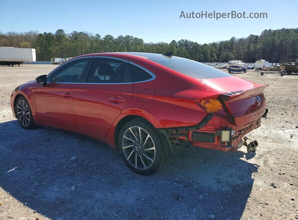 5NPEH4J22LH057782 2020 HYUNDAI SONATA Red 