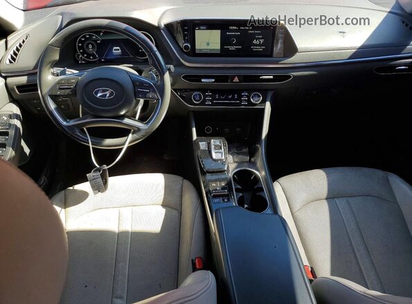 5NPEH4J22LH057782 2020 HYUNDAI SONATA Red 