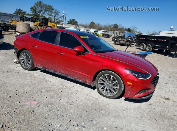 5NPEH4J22LH057782 2020 HYUNDAI SONATA Red 