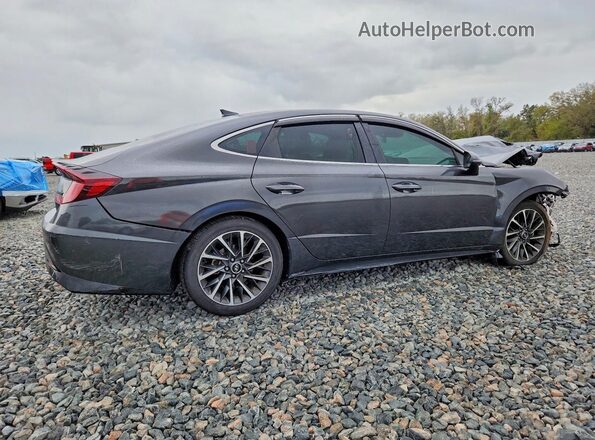 5NPEH4J23MH123404 2021 HYUNDAI SONATA Black Tył prawy