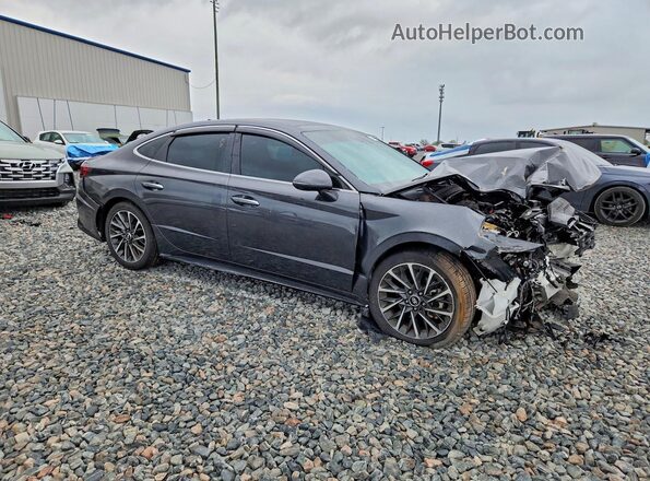 5NPEH4J23MH123404 2021 HYUNDAI SONATA Black Przód prawy