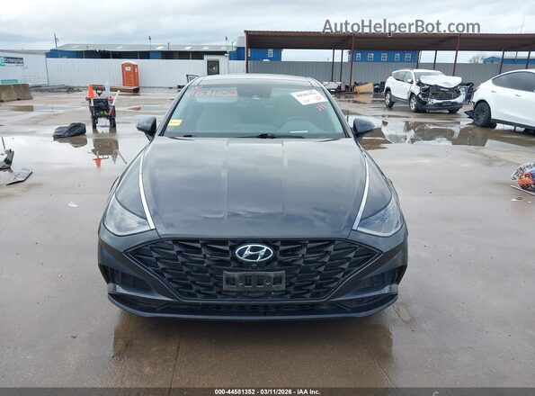 5NPEH4J29MH064701 2021 HYUNDAI SONATA Серый Вид задней части салона