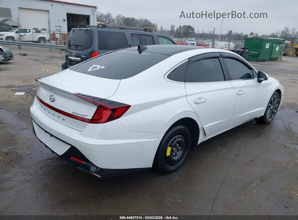 5NPEH4J29MH125965 2021 HYUNDAI SONATA White 