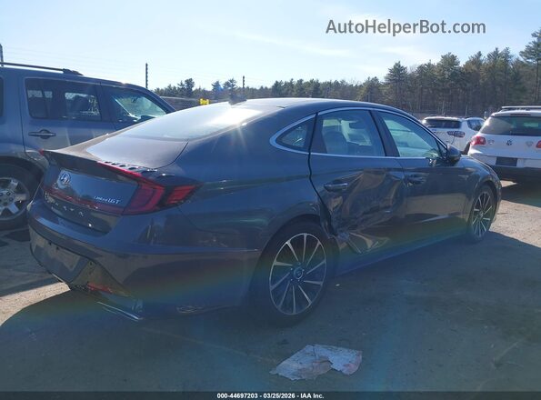 5NPEH4J2XMH093480 2021 HYUNDAI SONATA Gray უკანა მარჯვენა