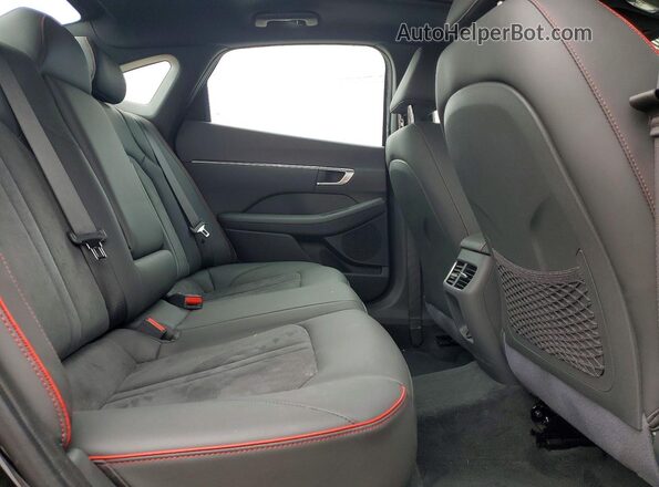 5NPEJ4J20MH107004 2021 HYUNDAI SONATA Черный Вид задних сидений