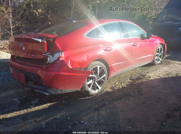 5NPEJ4J22MH062843 2021 HYUNDAI SONATA Red Հետևի աջ