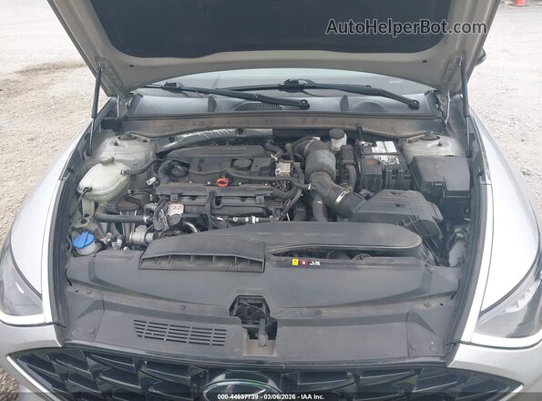 5NPEJ4J22MH065452 2021 HYUNDAI SONATA Gray Widok z tyłu