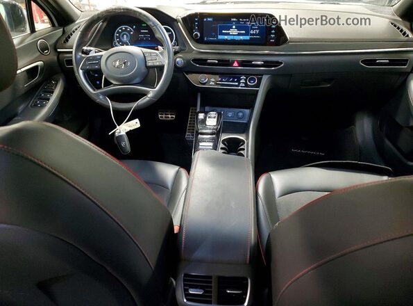 5NPEJ4J26MH086546 2021 HYUNDAI SONATA White წინა პანელის ხედი