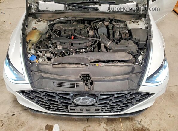 5NPEJ4J26MH086546 2021 HYUNDAI SONATA White უკანა სალონის ხედი