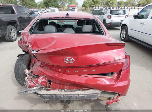 5NPEJ4J27MH107579 2021 HYUNDAI SONATA Red 