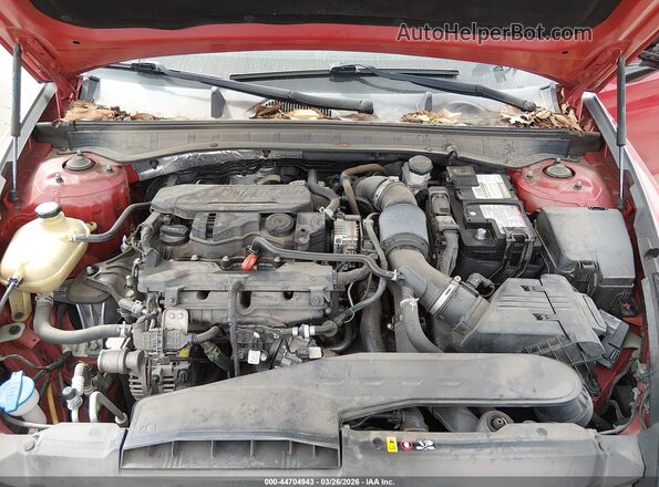 5NPEJ4J27MH107579 2021 HYUNDAI SONATA Red Rear view