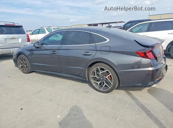 5NPEK4JC2MH125929 2021 HYUNDAI SONATA Gray Задня ліва чверть