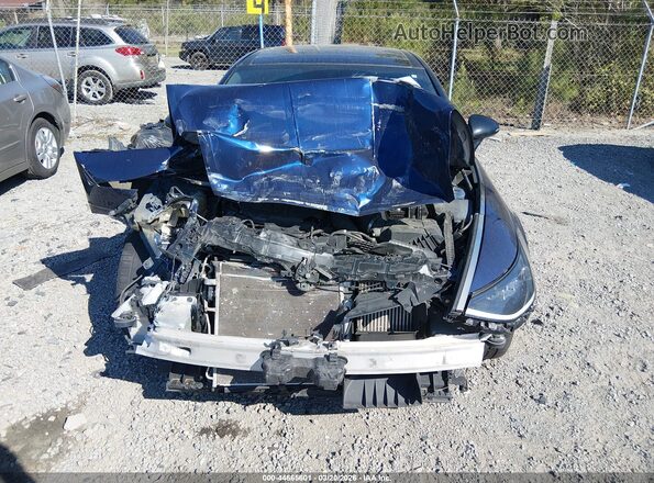 5NPEK4JC6MH109653 2021 HYUNDAI SONATA Blue Front view