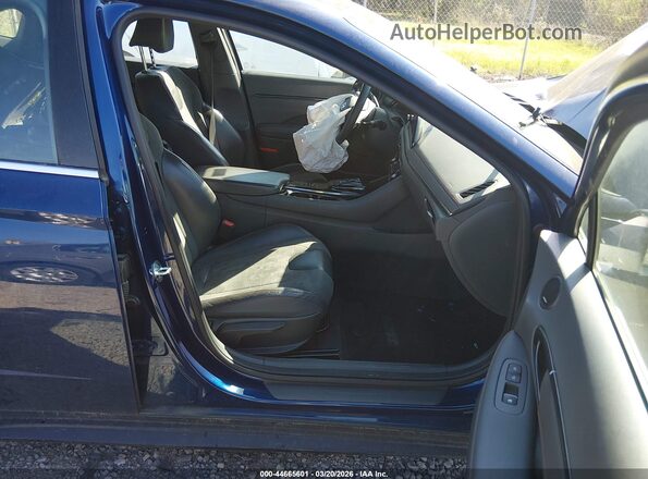 5NPEK4JC6MH109653 2021 HYUNDAI SONATA Blue Front interior view