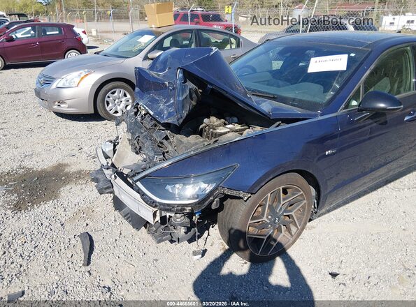 5NPEK4JC6MH109653 2021 HYUNDAI SONATA Blue 