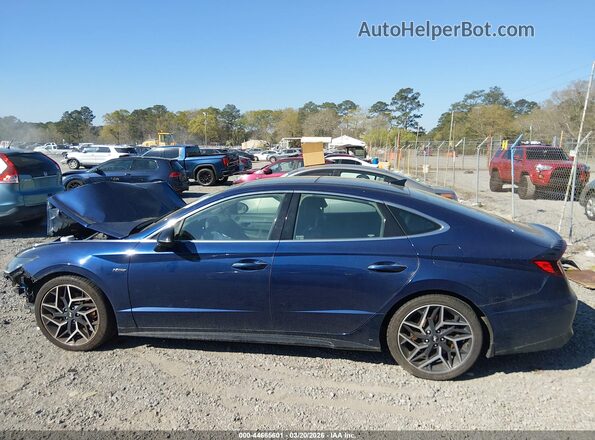 5NPEK4JC6MH109653 2021 HYUNDAI SONATA Blue 
