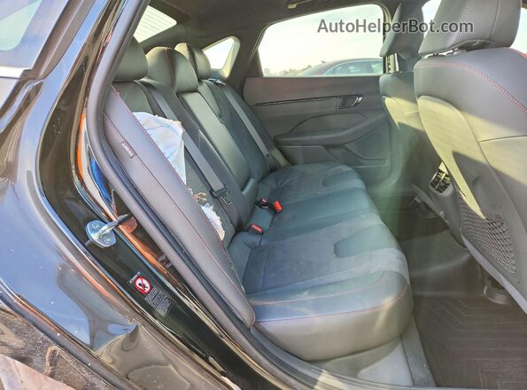 5NPEK4JC7MH128308 2021 HYUNDAI SONATA Black Vista de los asientos traseros