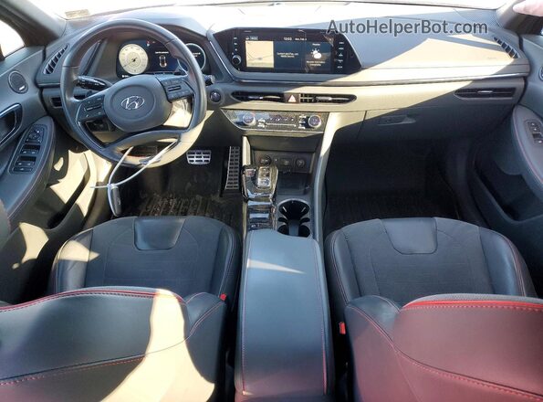 5NPEK4JC7MH128308 2021 HYUNDAI SONATA Black Vista del salpicadero