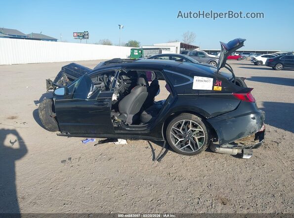 5NPEK4JC8MH131136 2021 HYUNDAI SONATA Black Панорамний вид салону 360°