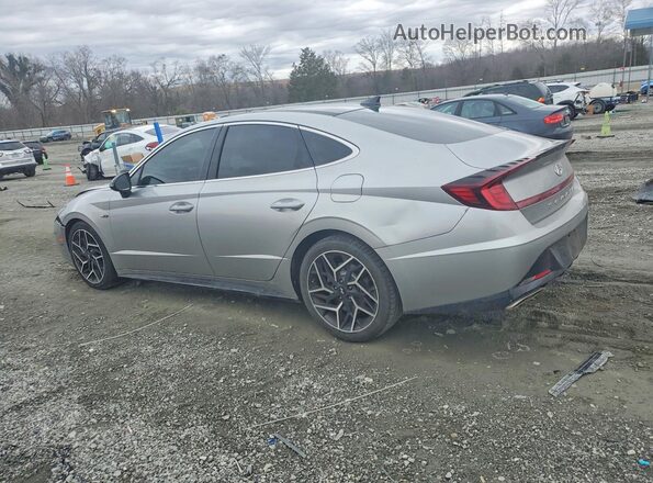 5NPEK4JC9MH127807 2021 HYUNDAI SONATA Silver Tył lewy