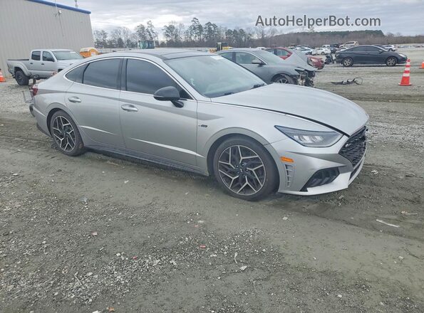 5NPEK4JC9MH127807 2021 HYUNDAI SONATA Silver Przód prawy