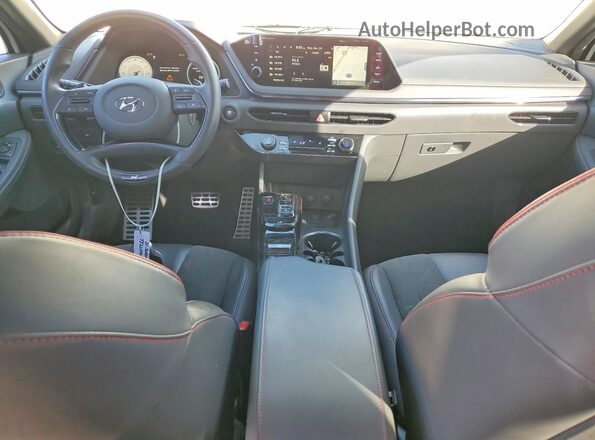 5NPEK4JCXMH131705 2021 HYUNDAI SONATA White Dashboard view