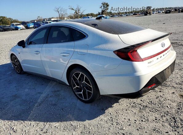 5NPEK4JCXMH131705 2021 HYUNDAI SONATA White Rear left