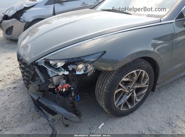 5NPEL4JA0MH078802 2021 HYUNDAI SONATA Серый Вид спереди