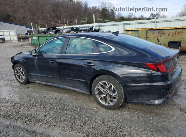 5NPEL4JA2MH113114 2021 HYUNDAI SONATA Black Trasero izquierdo