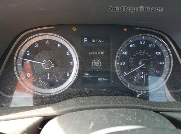 5NPEL4JA2MH113114 2021 HYUNDAI SONATA Black Vista del cuadro de instrumentos