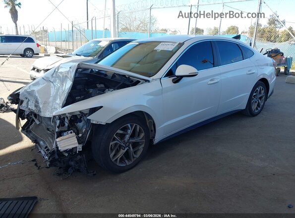 5NPEL4JA6MH068100 2021 HYUNDAI SONATA White Front left