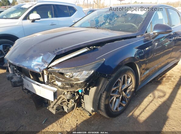 5NPEL4JA8MH091118 2021 HYUNDAI SONATA Синий Вид спереди