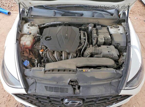 5NPEL4JA9MH090169 2021 HYUNDAI SONATA Белый Вид задней части салона