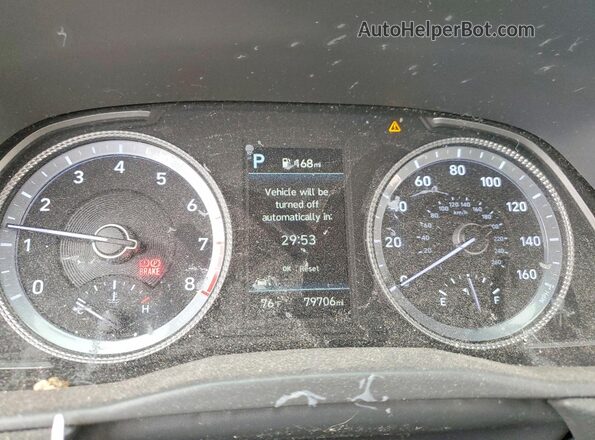 5NPEL4JA9MH090169 2021 HYUNDAI SONATA Белый Вид щитка приборов