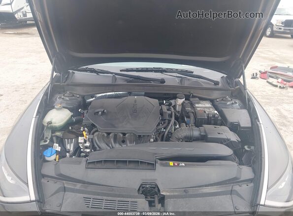 5NPEL4JAXMH066771 2021 HYUNDAI SONATA Gray უკანა ხედი