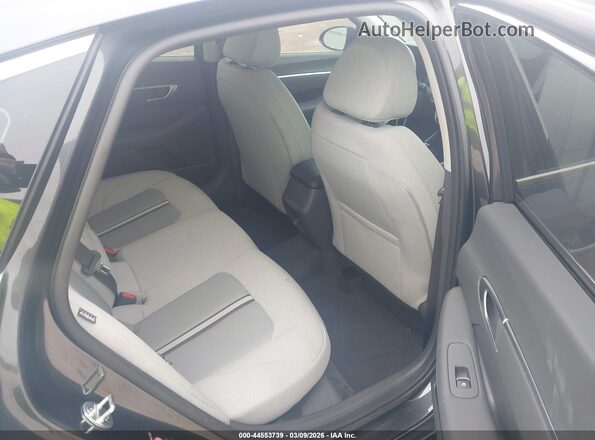 5NPEL4JAXMH066771 2021 HYUNDAI SONATA Gray VIN კოდის სტიკერის ხედი