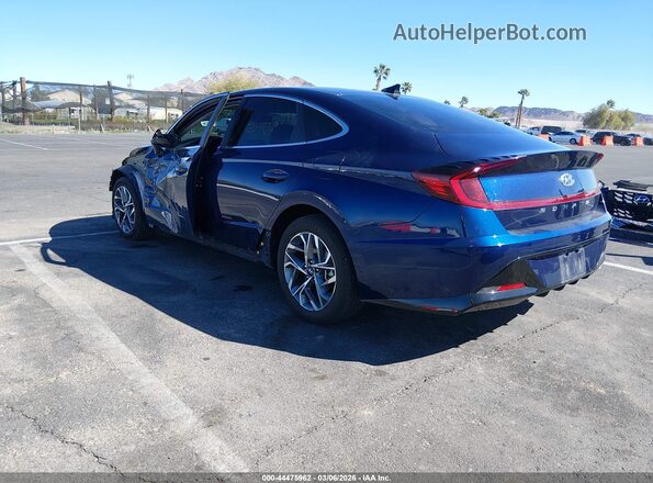 5NPEL4JAXNH141891 2022 HYUNDAI SONATA Blue Հետևի ձախ