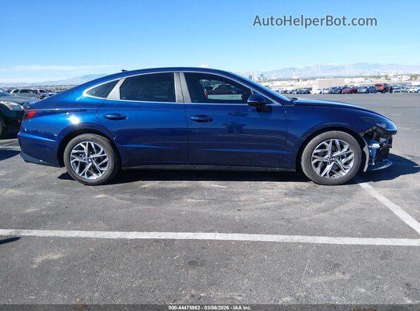 5NPEL4JAXNH141891 2022 HYUNDAI SONATA Blue Սալոնի 360 աստիճան տեսք