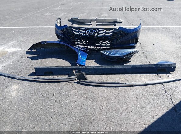 5NPEL4JAXNH141891 2022 HYUNDAI SONATA Blue Սարքավորումների վահանակի տեսք
