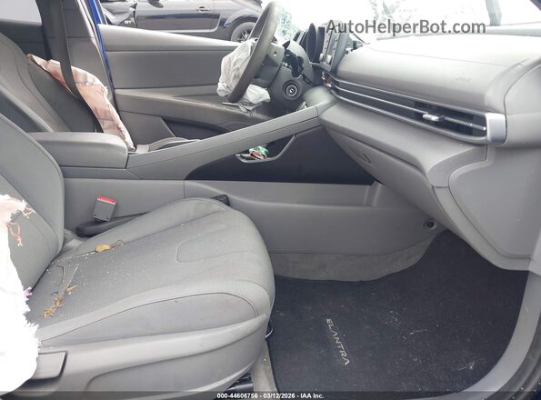 5NPLL4AG2MH016510 2021 HYUNDAI ELANTRA Blue წინა სალონის ხედი