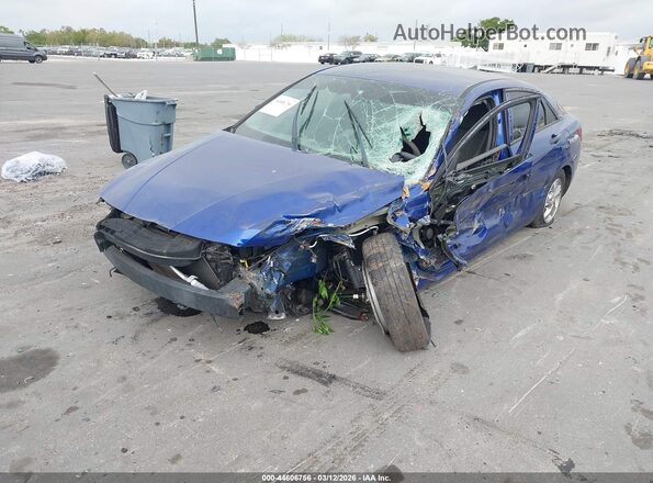 5NPLL4AG2MH016510 2021 HYUNDAI ELANTRA Blue წინა მარცხენა ხედი სამი მეოთხედიდან