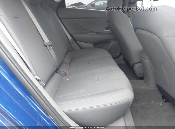 5NPLL4AG2MH016510 2021 HYUNDAI ELANTRA Blue VIN კოდის სტიკერის ხედი