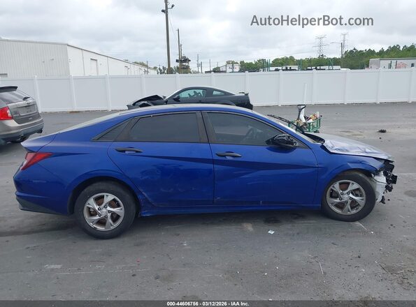 5NPLL4AG2MH016510 2021 HYUNDAI ELANTRA Blue სალონის 360-გრადუსიანი ხედი