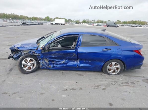 5NPLL4AG2MH016510 2021 HYUNDAI ELANTRA Blue 