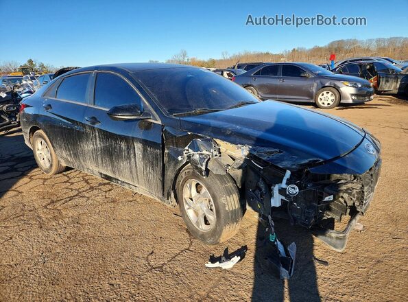5NPLL4AG2MH043349 2021 HYUNDAI ELANTRA Черный Передняя правая четверть