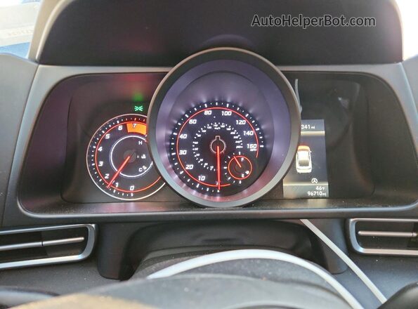 5NPLL4AG2MH043349 2021 HYUNDAI ELANTRA Черный Вид щитка приборов