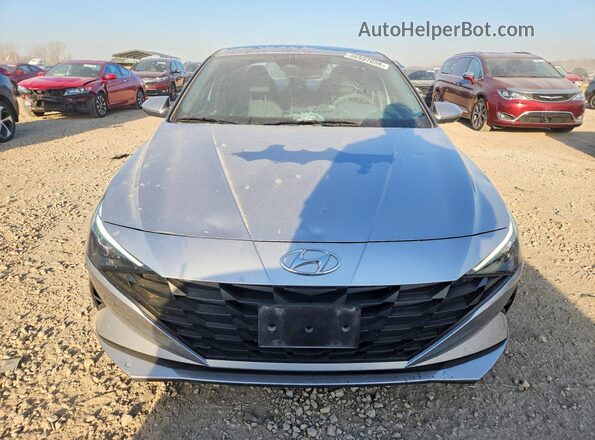 5NPLL4AG7PH110192 2023 HYUNDAI ELANTRA Серебряный Вид спереди